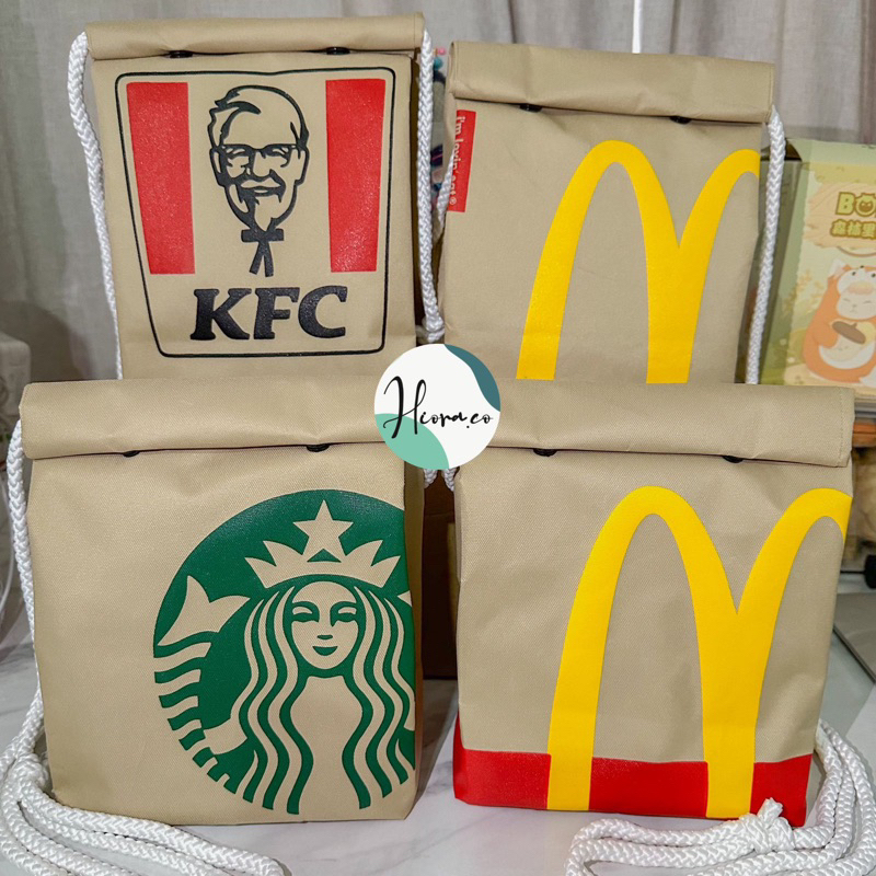 Jual Tas Mcd Sling Bag Tas Motif Mcd Termurah Tas Selempang Mcd Tas