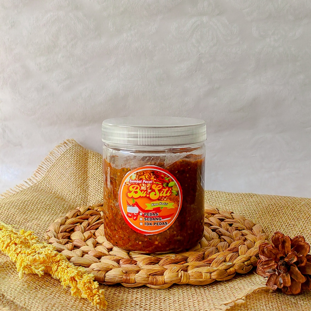 Jual Sambel Pecel Bu Siti Khas Kediri Kemasan Botol Gr Shopee