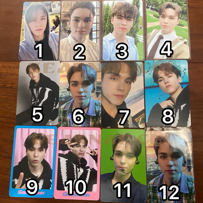 Jual Seventeen Vernon Official Photocard Shopee Indonesia