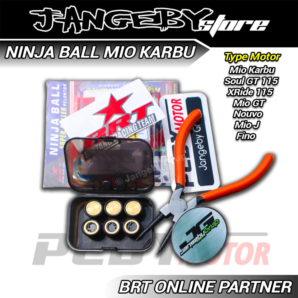 Jual Ninja Ball Roller Brt Mio Karbu Fino Mio J Soul Gt Original