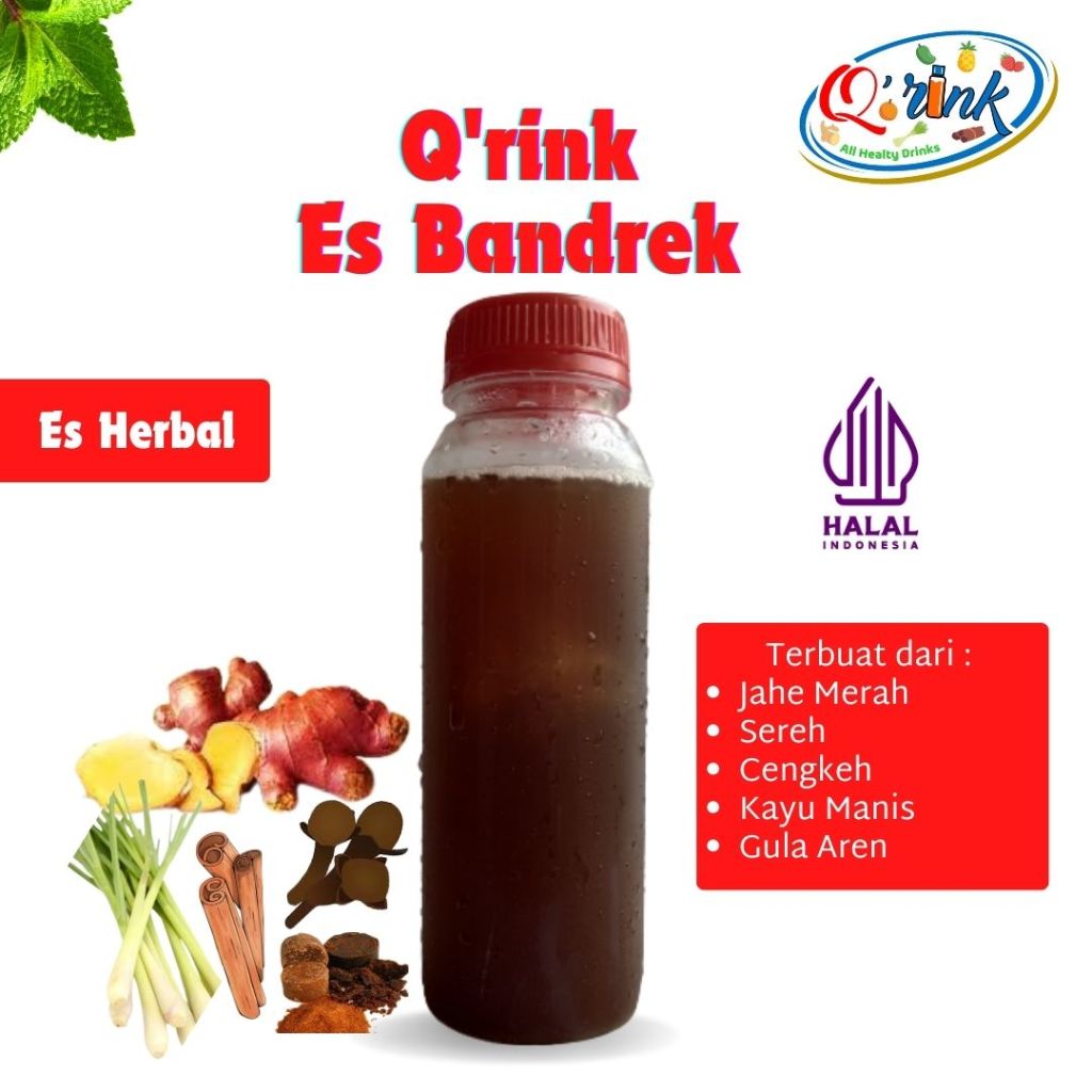 Jual Qrink Es Bandrek Minuman Herbal Tradisional Higenis Segar Sehat