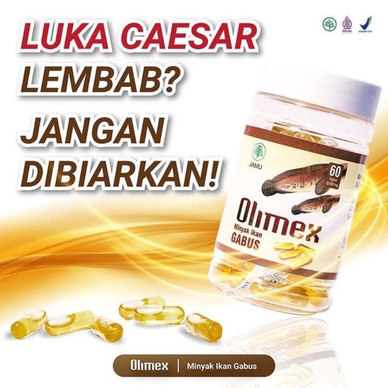 Jual Olimex Kapsul Minyak Ikan Gabus Shopee Indonesia