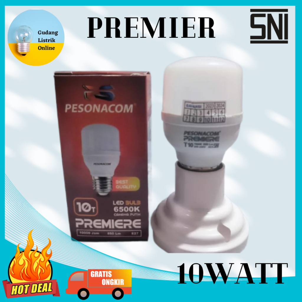 Jual Bohlam Lampu Premiere Lampu LED Kapsul Jumbo Tabung SNI Rumah