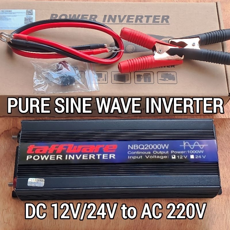 Jual Inverter 2000 Watt Pure Sine Wave DC 12V 24V AC 220V Power