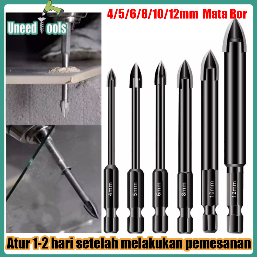 Jual Uneedtools Mata Bor Pcs Multifungsi Black Cross Head Mata Bor