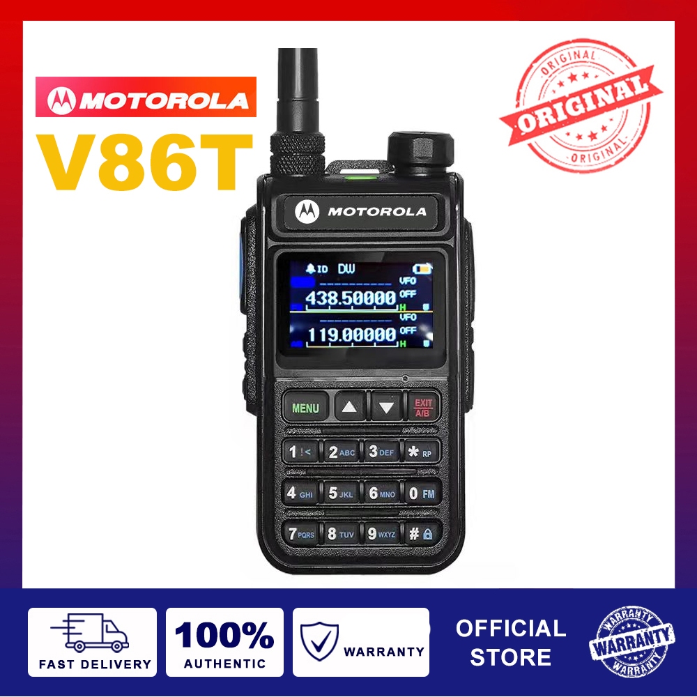 Jual Ht Motorola V T Walkie Talkie High Power Watt Charging Type C