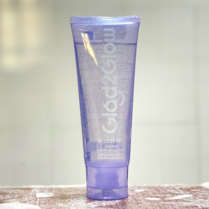 Jual NEW Glad2Glow Blueberry Ceramide Low PH Gel Cleanser Shopee