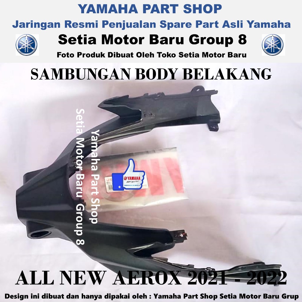 Jual Cover Sambungan Bodi Body Belakang All New Aerox Connected Asli