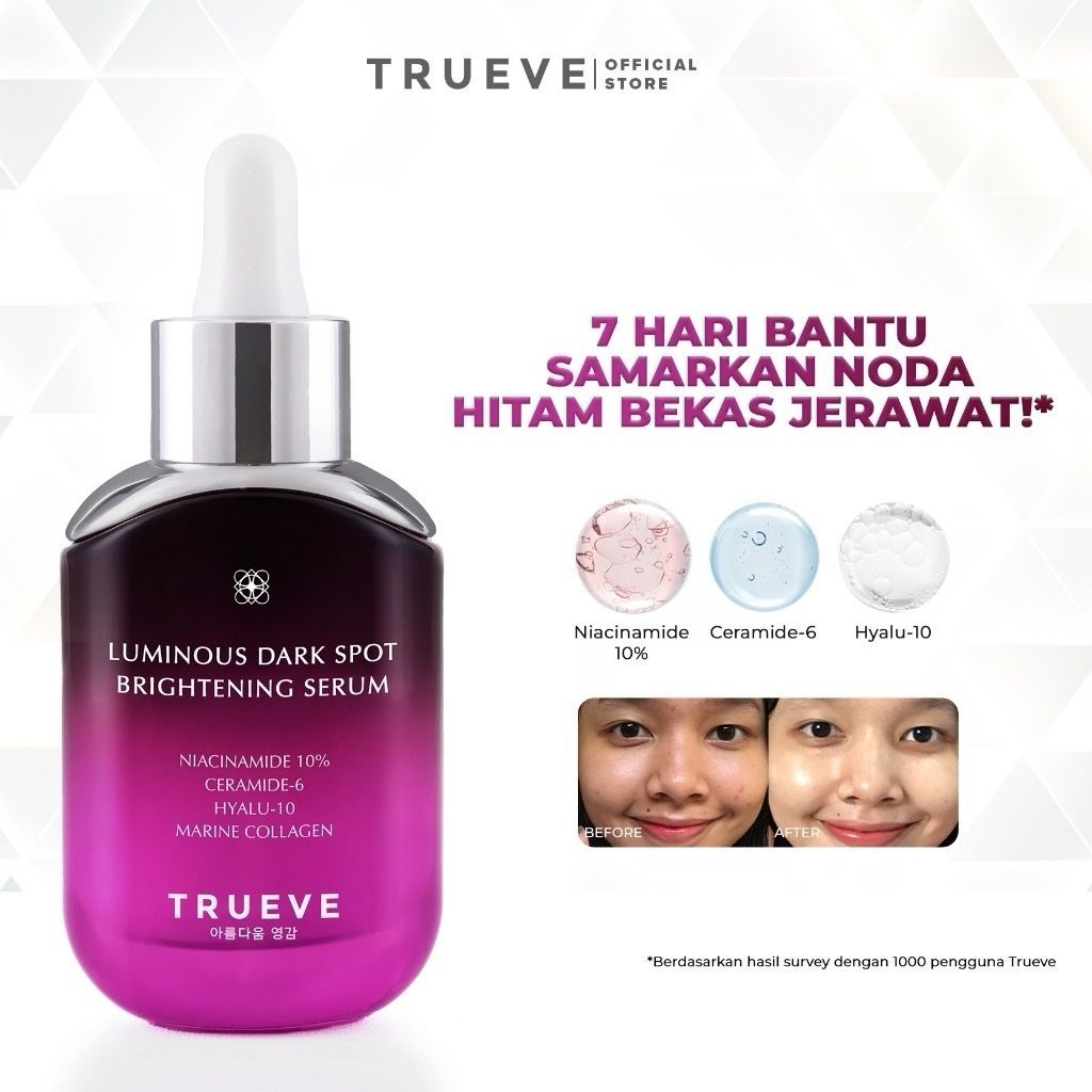 Jual Trueve Luminous Dark Spot Ceramide Brightening Serum Ml