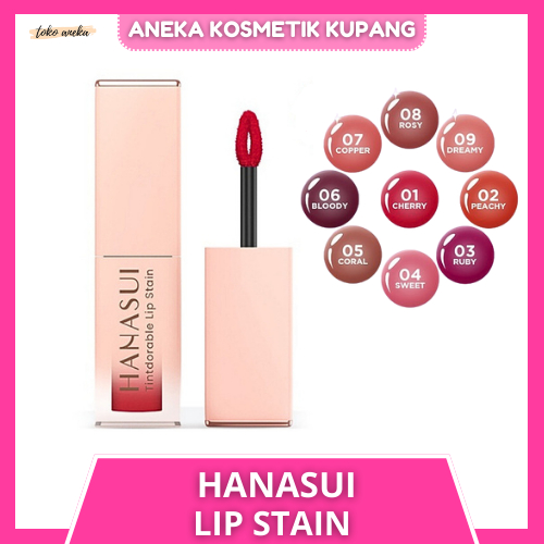 Jual Hanasui Tintdorable Lip Stain Lip Tint Shopee Indonesia