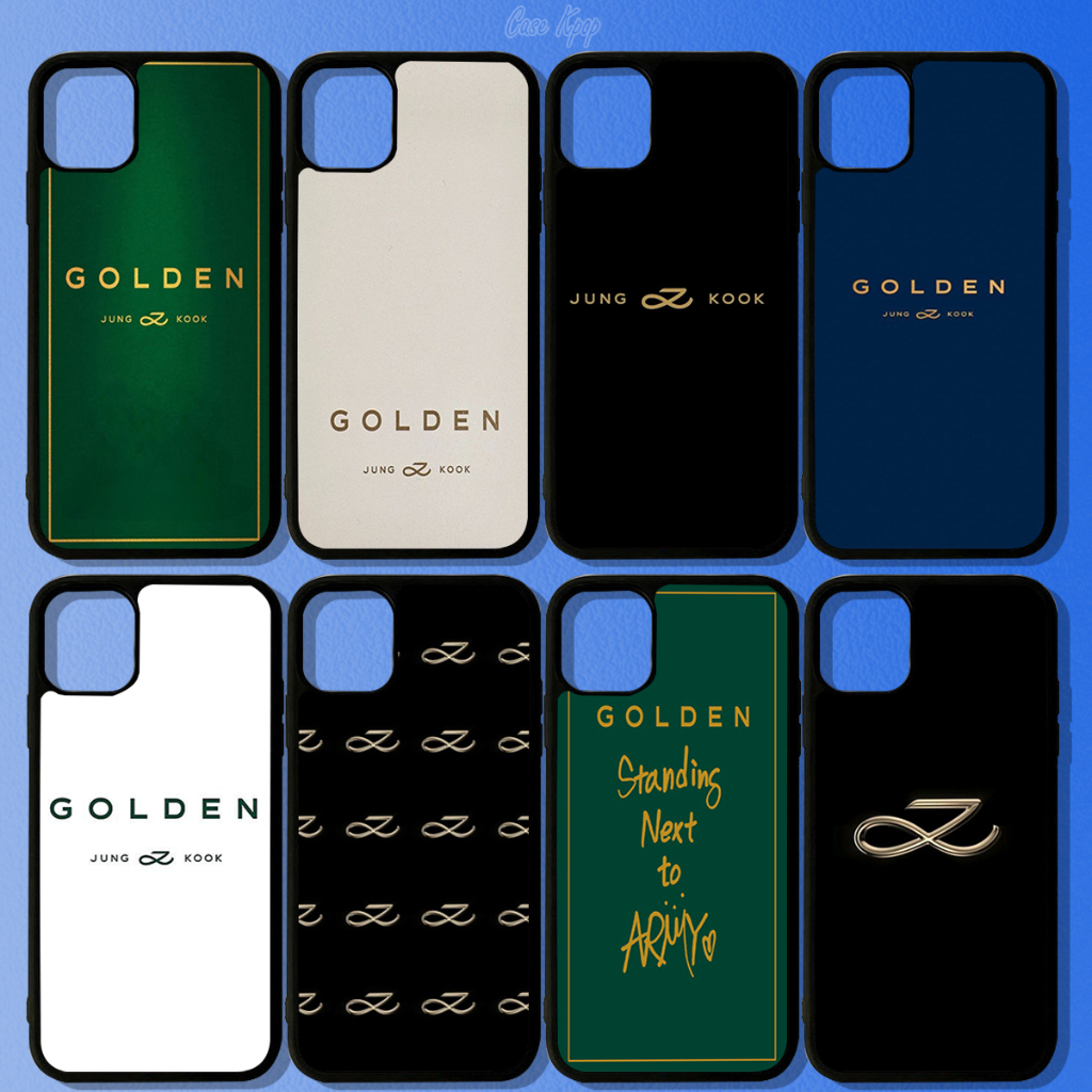 Jual BT213 Casing Glossy Jungkook Golden Logo Aesthetic Kpop All Type