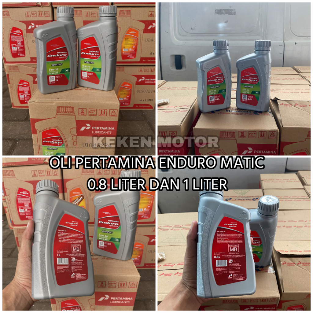 Jual OLI ENDURO OLI MOTOR ENDURO MATIC 10W 30 1LITER DAN 0 8LITER