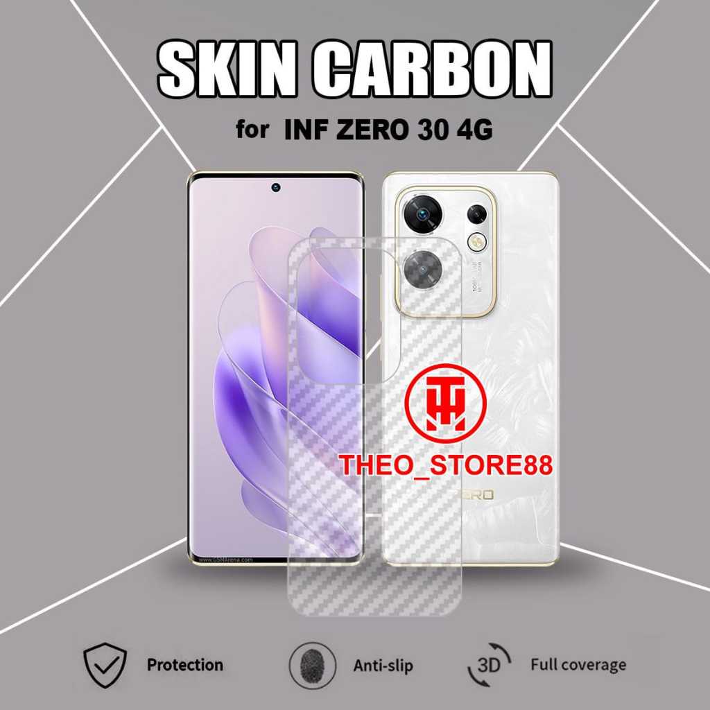 Jual Infinix Zero G Garskin Carbon Anti Jamur Antigores Belakang