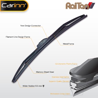 Jual Raiton Sepasang Wiper Graphite Coating Hybrid For Daihatsu Ayla