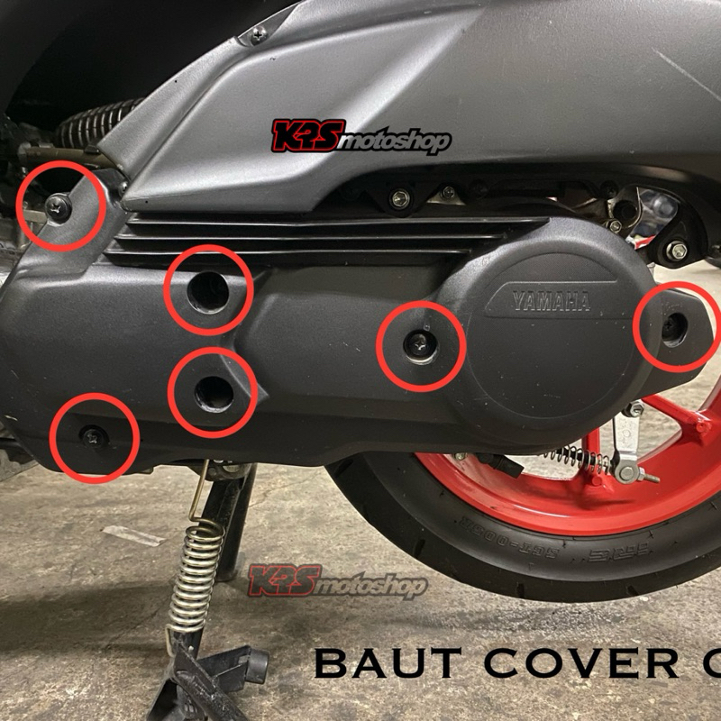 Jual BAUT COVER CVT NMAX XMAX AEROX LEXY MODEL STAR ISI 6pcs Shopee