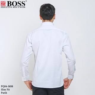 Jual Boss Kemeja Polos Pria Cotton Pique Kombinasi List Tengah Lengan