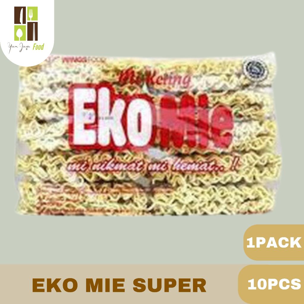 Jual Eko Mie Mie Super Mie Kering Kemasan 1 Pack Isi 10 Pcs