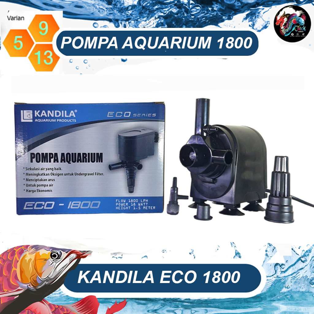 Jual POMPA AQUARIUM CELUP POWER HEAD KANDILA SP 1800LPH 1800A LOW WATT