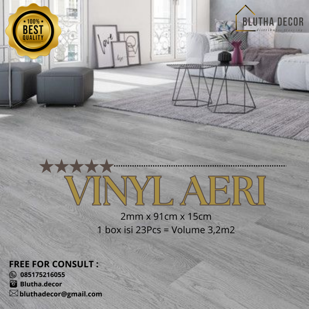 Jual Lantai Vinyl Kualitas Premium Aeri Harga Distributor Termurah