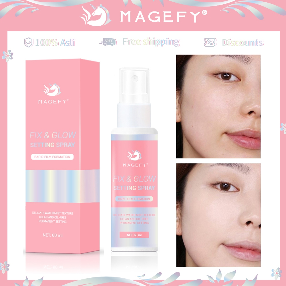 Jual MAGEFY Makeup Fixer Setting Spray Long Lasting Finish Face