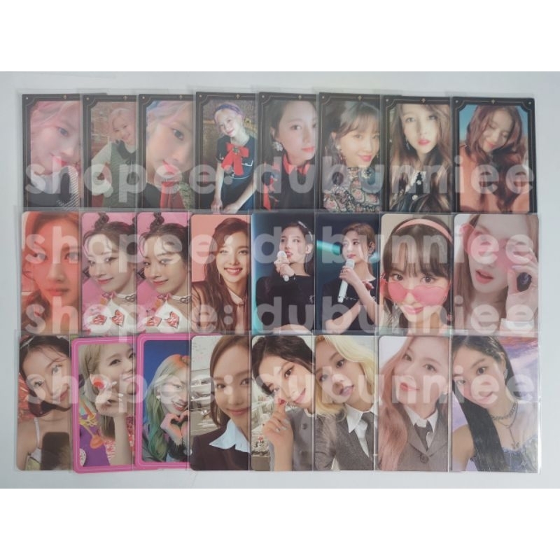 Jual Photocard Pc TWICE Nayeon Jeongyeon Momo Sana Jihyo Mina