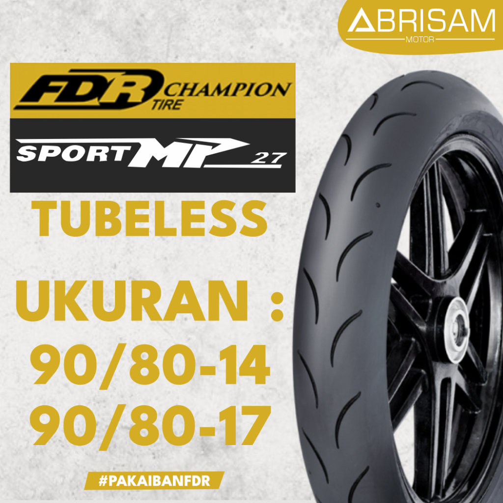 Jual Ban Luar Fdr Sport Mp Tubeless Soft Compound