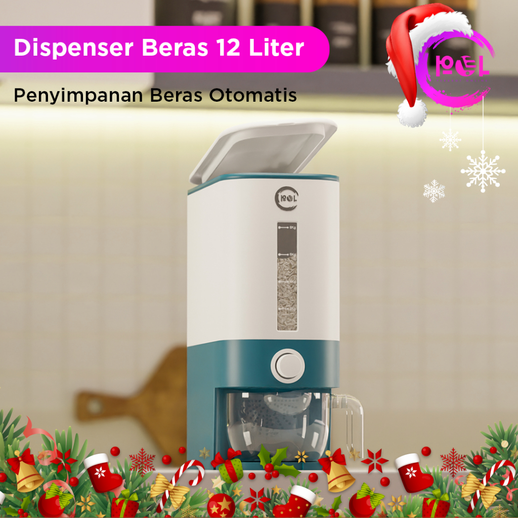 Jual Pol Cod Dispenser Beras Modern L Tempat Penyimpanan Beras