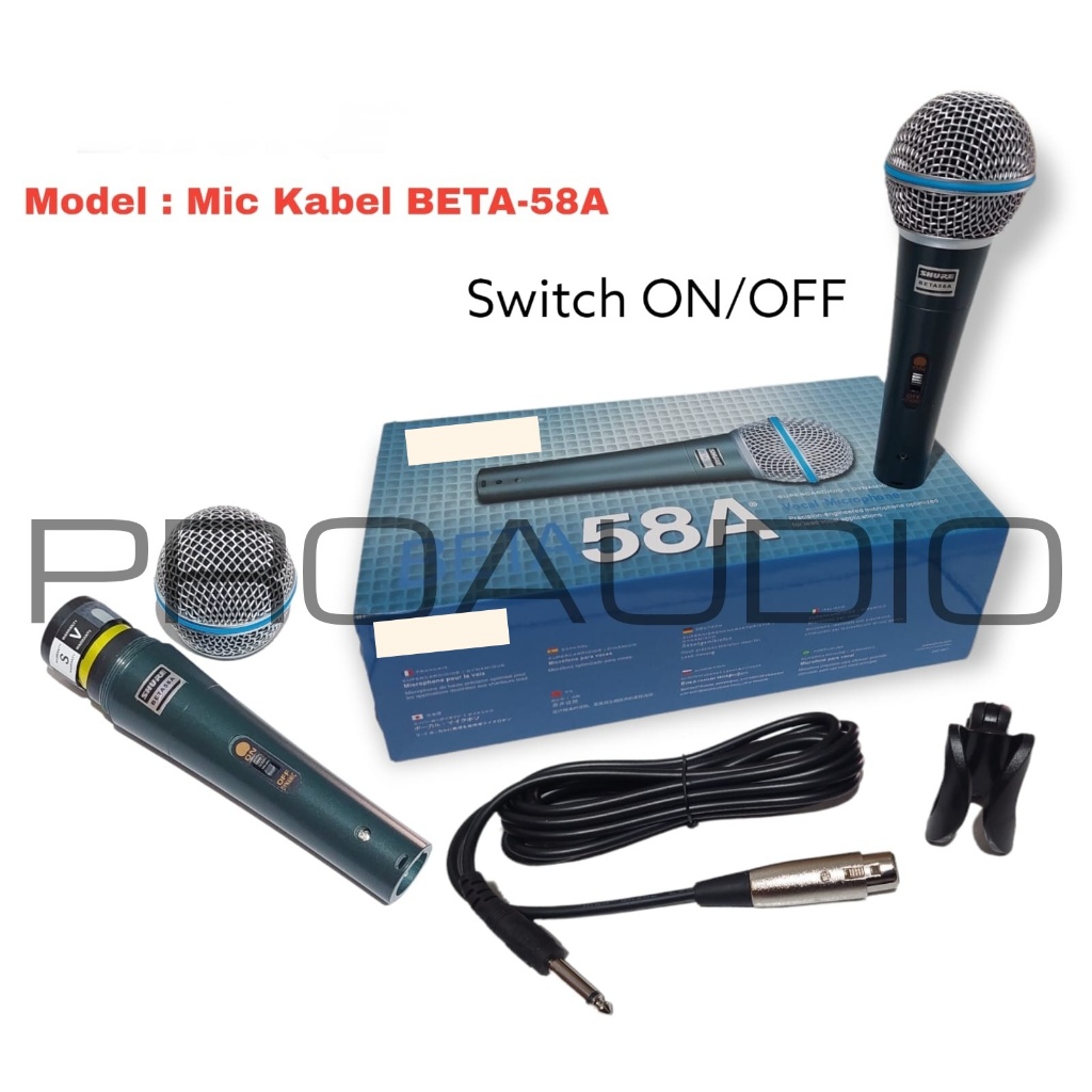 Jual Mic Kabel Sh Beta A Beta A Beta A Microphone Murah