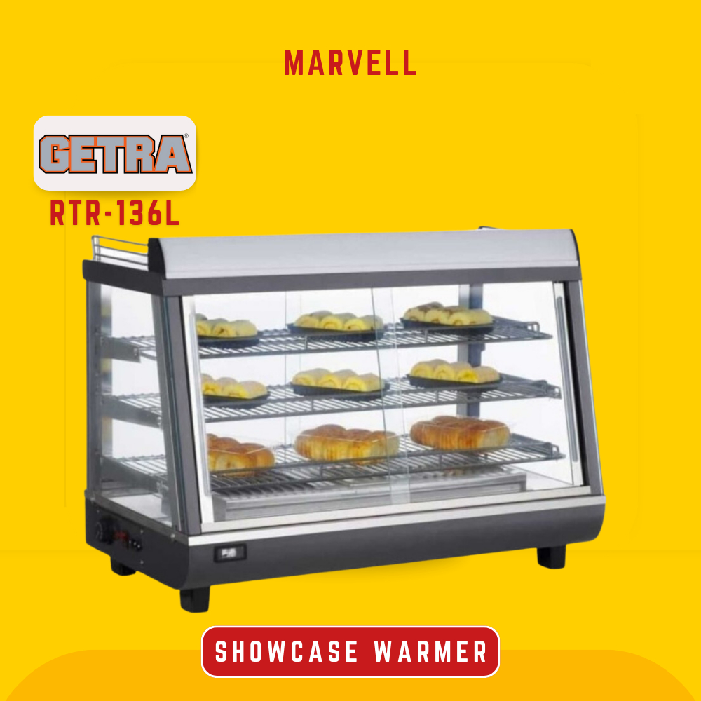 Jual Showcase Warmer Getra Rtr L Penghangat Makanan Pintu Garansi