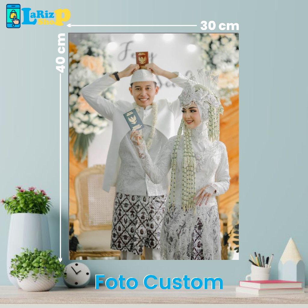 Jual Cetak Foto Hd Uk X Cm Media Papan Mdf Laminasi Glossy