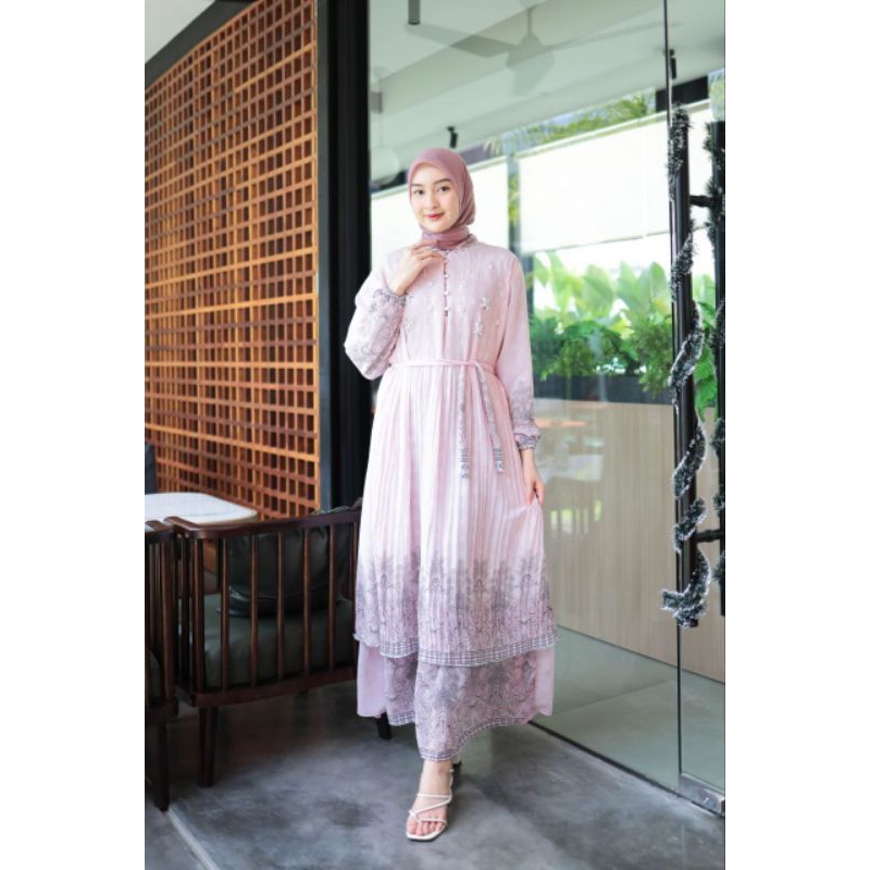 Jual CELIA SELINE MAXI DRESS Gamis Muslim Wanita Pesta Kondangan