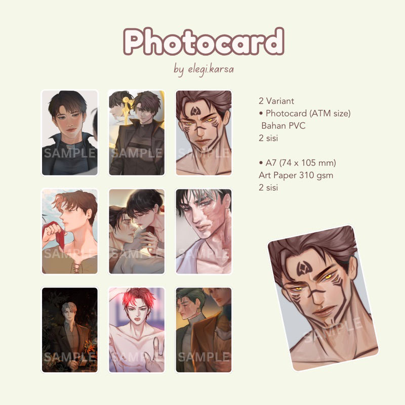 Jual Photocard Merch Art Prints By Elegi Karsa Omniscient Reader