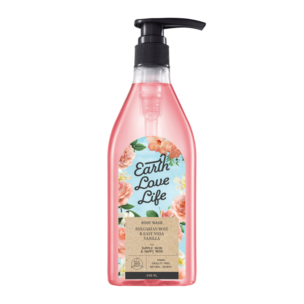 Jual Earth Love Life Body Wash 450ml Sabun Cair Shopee Indonesia