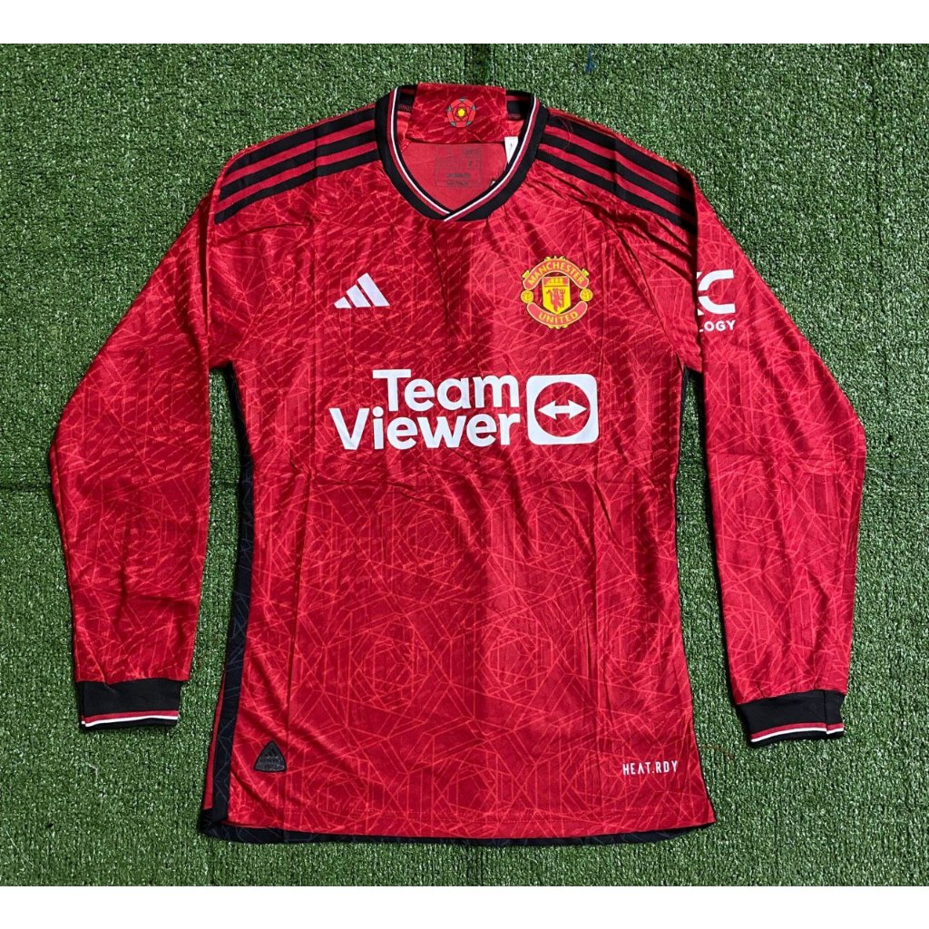 Jual Jersey Bola Player Issue PI MU Home Longsleeve Long Sleeve LS 2023