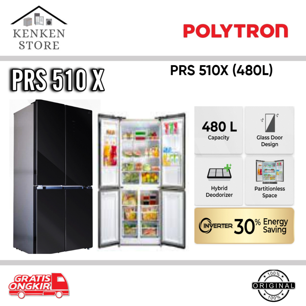 Jual Kulkas Polytron Side By Side Prs X Shopee Indonesia