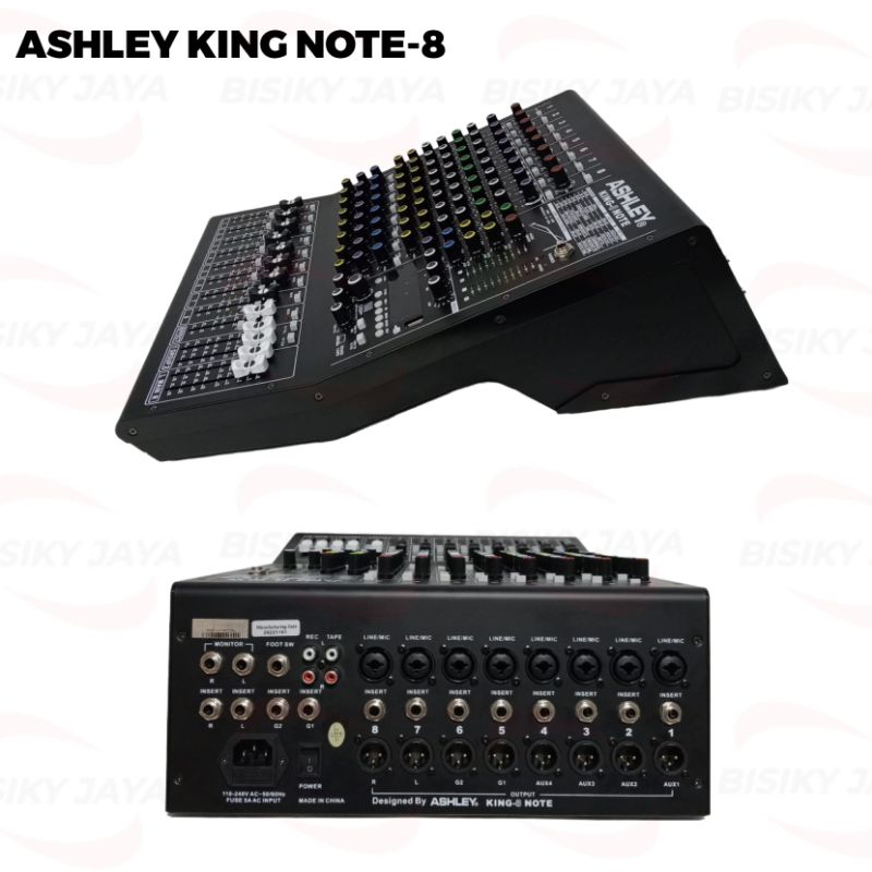 Jual Mixer 8 Channel ASHLEY KING NOTE 8 ORIGINAL ASHLEY Shopee