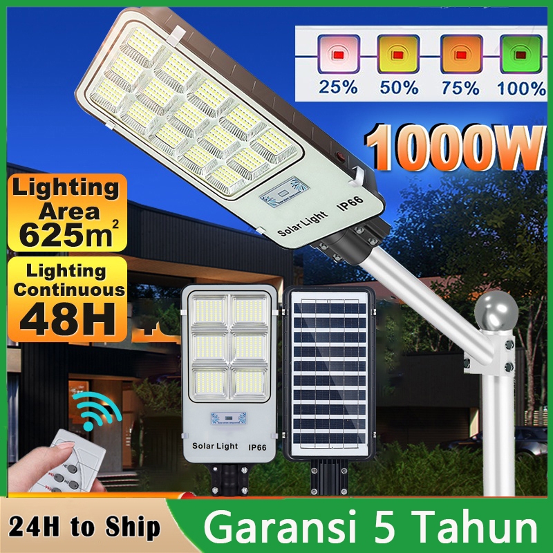 Jual Lampu Jalan Tenaga Matahari 1000W Lampu Solar Cell Outdoor Lampu