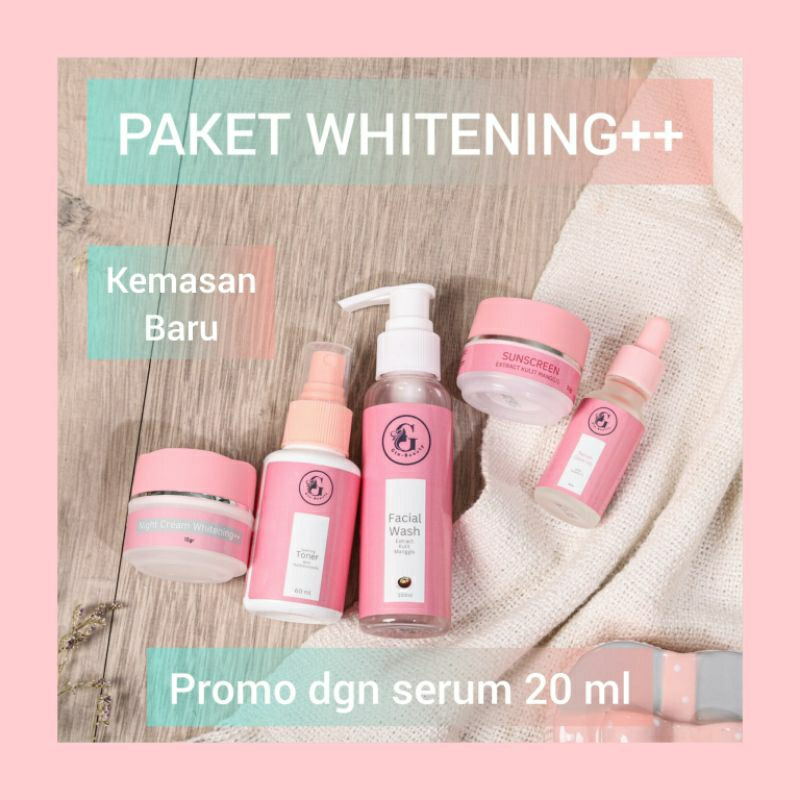 Jual Paket Whitening Dr Qky Gtabeauty Promo Dgn Serum Ml Kemasan