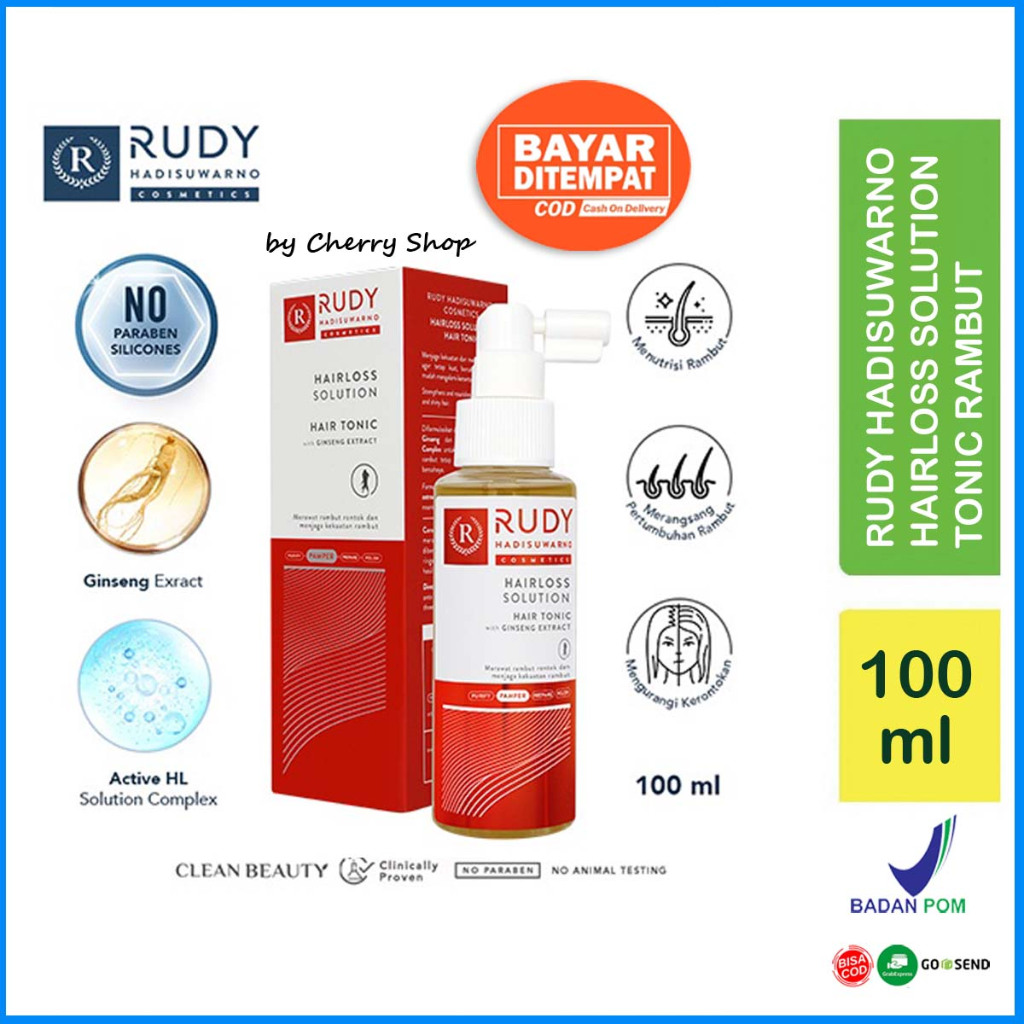 Jual NEW 100ML BPOM RUDY HADISUWARNO Hair Tonic Ginseng Plus