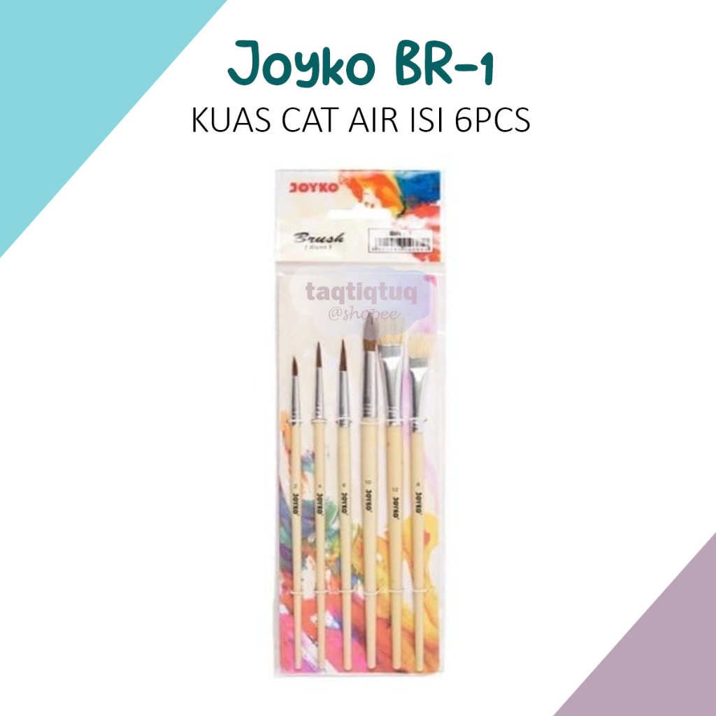 Jual Joyko Kuas Joyko Br Isi Kuas Lukis Cat Air Nail Art Brush Set