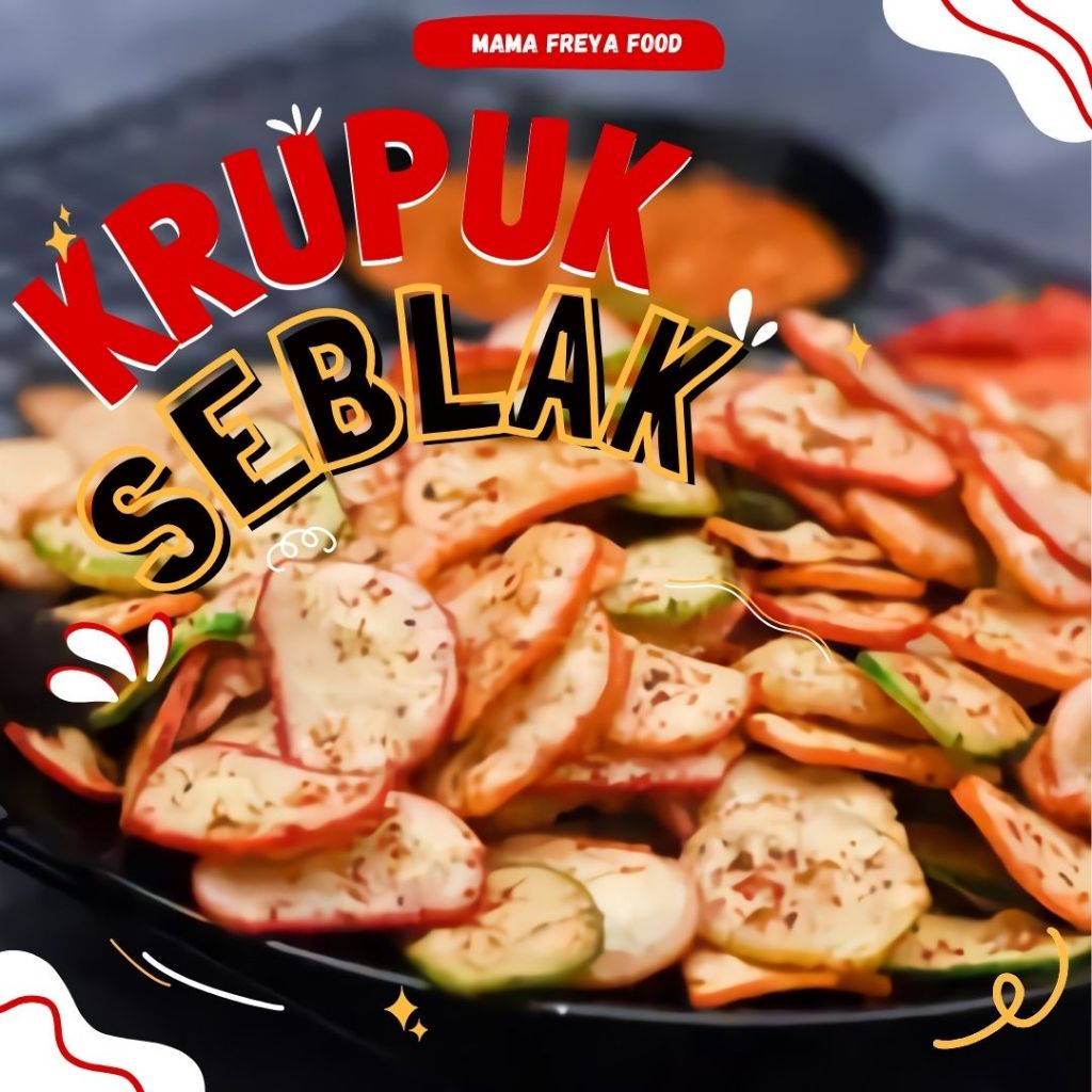 Jual Kerupuk Seblak Kencur Daun Jeruk Seblak Kering Gr Shopee