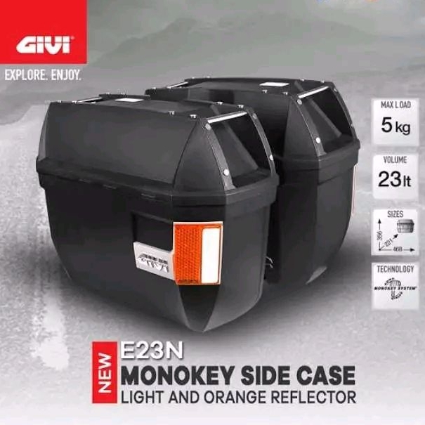 Jual Side Box Givi E23 N E 23 N Sidebox E23N New Arrival Model Panier