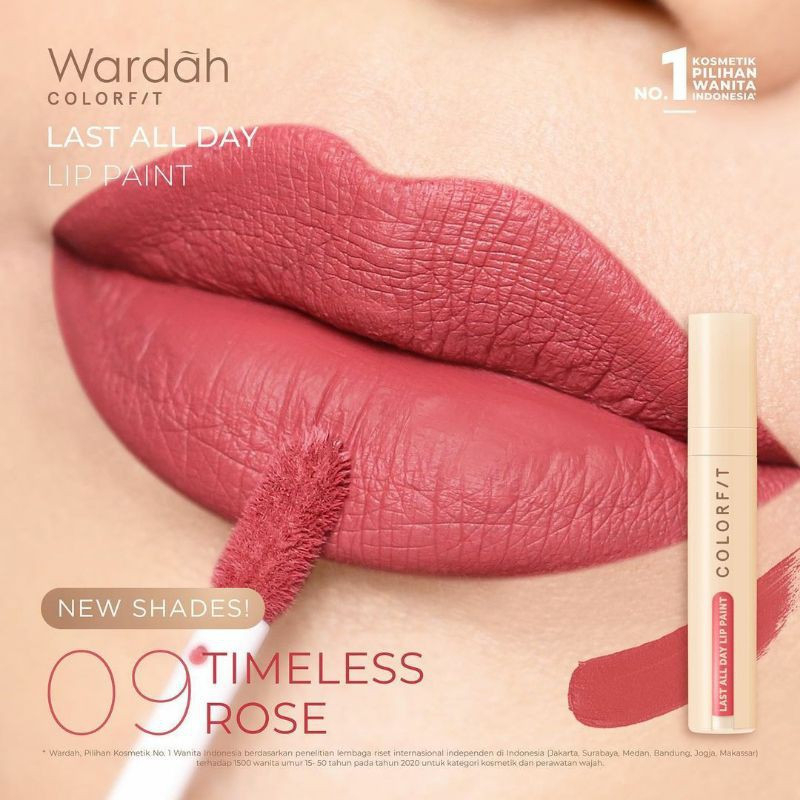 Jual WARDAH Colorfit Last All Day Lip Paint Lipstick Cair Wardah