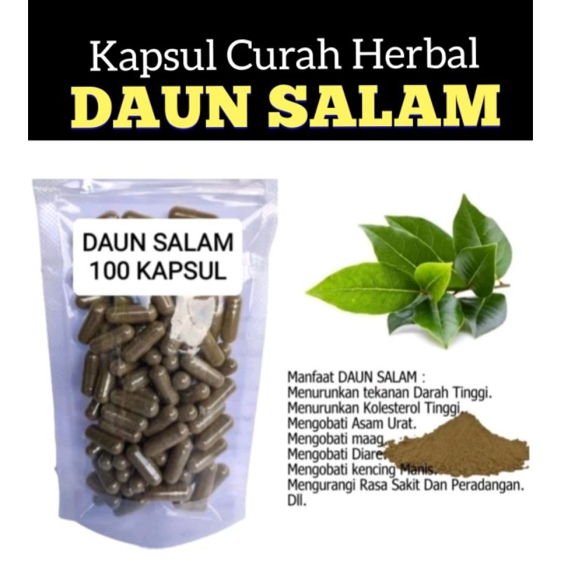 Jual Daun Salam Kapsul Curah Herbal Shopee Indonesia