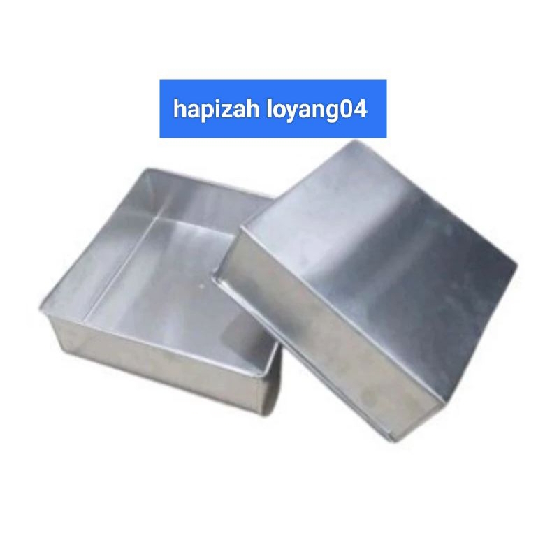 Jual Loyang Kotak Aluminium Cm Cm Cm Cm Shopee Indonesia