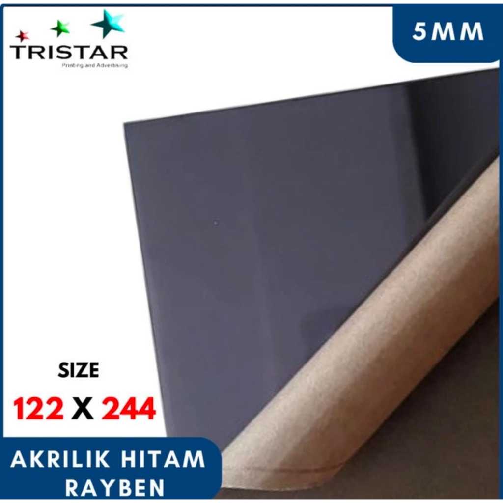 Jual Akrilik Lembaran Hitam Rayben Uk 122cmx244cm 5mm Shopee Indonesia