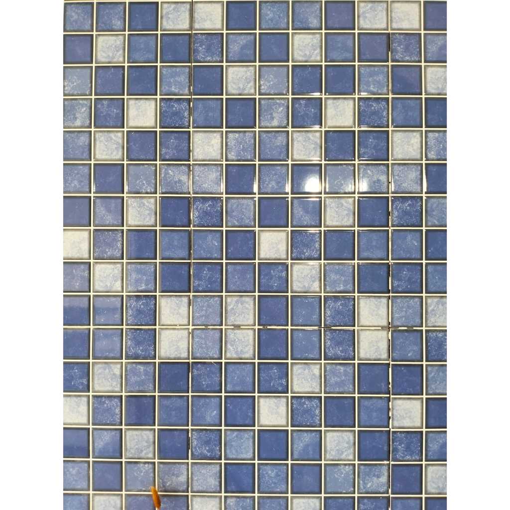 Jual Keramik Motif Mosaic Biru Atlantic Ukuran X By Athena Warna