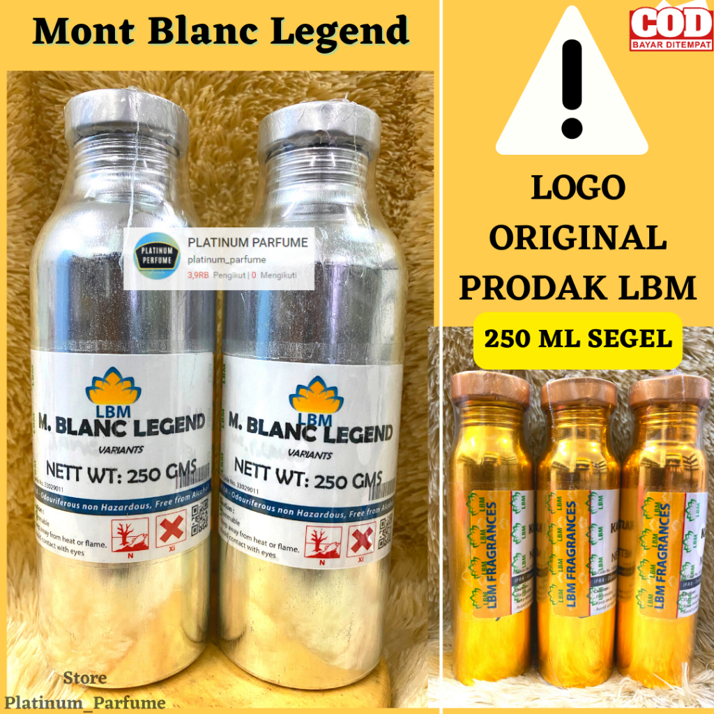 Jual Bibit Parfume Mont Blanc Legend Ml Segel Bibit Parfum Lbm