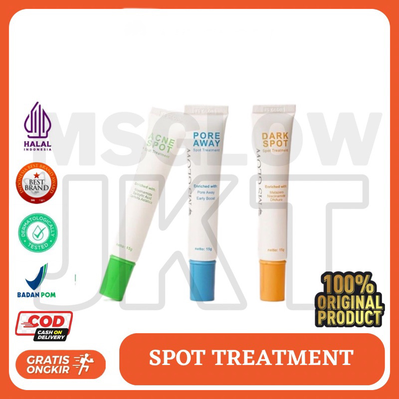 Jual Ms Glow Spot Treatment Acne Spot Dark Spot Pore Away Shopee