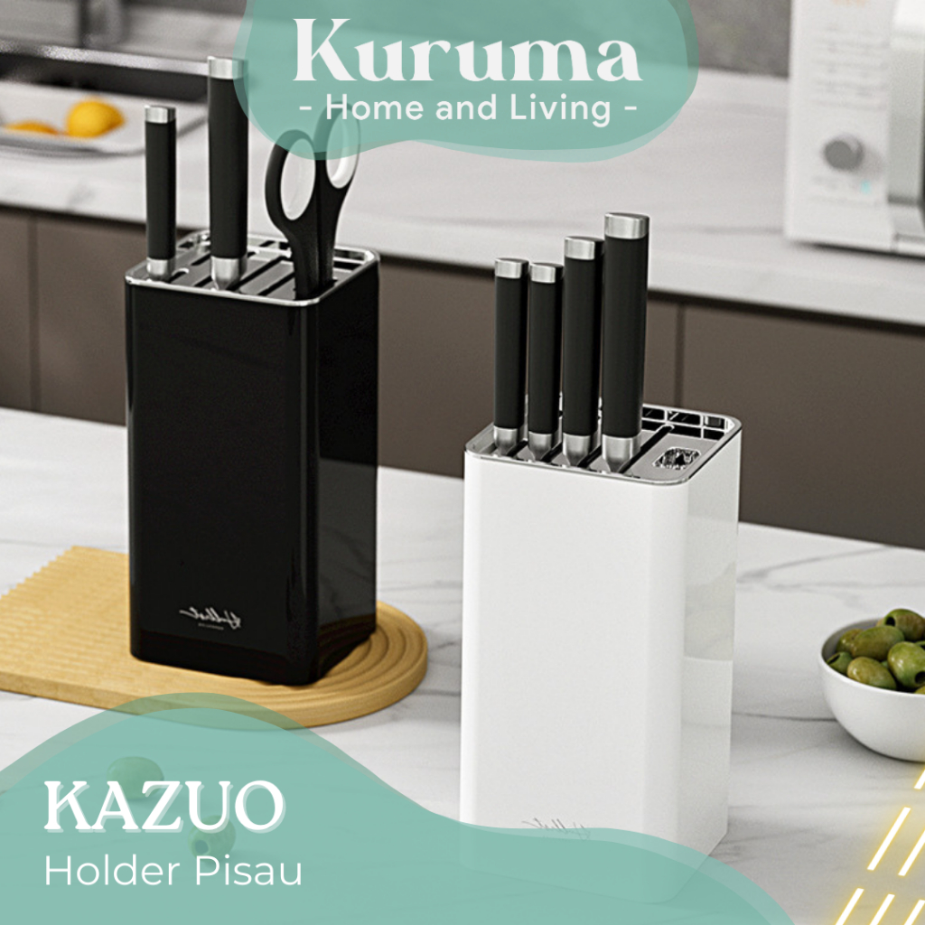 Jual Kuruma Kazuo Holder Pisau Skandinavian Rak Piso Dapur Simple